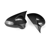 Coque de Miroir latérale de Porte pour Seat pour Ibiza 6J 2008-2017 Capuchon De Couverture De Rétroviseur 2X Couvercle De Rétroviseur Latéral De Porte De Voiture Rearview Mirror Cover Cap