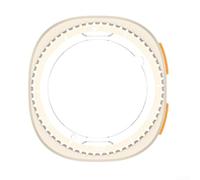 Coque de montre en métal antichoc compatible avec Samsung Galaxy Watch 8 de 44 mm offrant une protection à 360 degrés et une construction résistante à l'eau (titane doré)