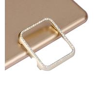 Coque de Montre Paillette Compatible avec Apple Watch 40mm, Bling Glitter Brillant Diamant Smartwatch Antichoc Etui Pare-chocs de Protection Housse Complète Compatible avec Apple Watch Series 6/SE/5/4