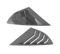 Coque de persiennes en verre pour porte latérale arrière Fusion 2013-2021, comprend un promoteur d'adhérence et un ruban adhésif pour une installation facile (fibre de carbone)