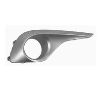 Coque De Phare Antibrouillard De Voiture Calandre De Pare-choc Avant Couvercle De Phare Antibrouillard Pour Toyota Pour Highlander 2012 - 2014 Calandre Avant Voiture(Argent,droite)