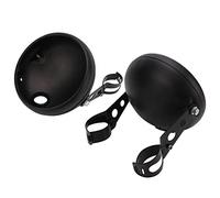 Coque de Phare de Moto Aramox, Support de Seau Universel pour Boîtier de Phare de Moto de 7 Pouces pour Tubes de Fourche de Phare à LED de 38 à 51 Mm
