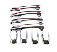 Coque de poignée de porte de voiture Garniture Couvercle Poignée Porte Extérieure Chromée Voiture Pour Land Rover Pour Discovery Pour Range Rover Sport L494 2014-2020 Autocollant de poignée de porte