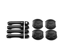 Coque de poignée de porte de voiture Pour Jeep Pour Renegade 2016 2017 2018 2019 2020 Voiture Poignée Porte Extérieure Bol Décoration Couverture Garniture Autocollant Autocollant de poignée de porte