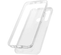 Coque de protection 360° - AVIZAR - Xiaomi Redmi Note 8/2021 - Transparent Blanc - Souple - Design fin