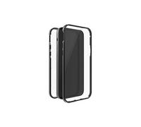 Black Rock - Coque iPhone 13 360° Glass Double Face, Antichoc, Compatible charge sans fil - Noir
