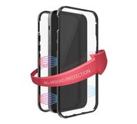 Coque de protection 360° Glass pour iPhone 12 Pro Max, noir