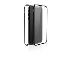 Coque de protection 360° Glass pour iPhone X/Xs, noir