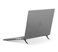 Coque de Protection 360° pour MacBook Pro 16" avec Support Intégré Noir transparent