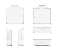 Coque de protection à rabat pour Miyoo avec protection complète à 360 degrés, design étanche et absorbant les chocs pour une console de jeu portable sécurisée (transparent)