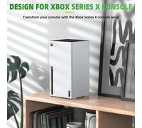 Coque de protection anti-poussière en PU pour console Xbox Series (blanc)