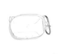 Coque de protection antichoc avec porte-clés pour écouteurs JBL Soundgear Sense Clip - Pochette de rangement portable avec mousqueton (transparent)