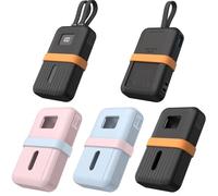Coque de protection antichoc en silicone pour Anker 10 000 mAh 30 W/10 000 mAh 35 W/20 000 mAh 30 W/20 000 mAh 35 W Noir