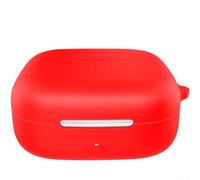 Coque de protection antichoc en silicone pour Huawei FreeArc, coque de protection en caoutchouc souple avec mousqueton, étui pour écouteurs contre les chutes, accessoire léger en plusieurs (rouge)
