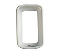 Coque de protection antichoc en silicone pour ordinateur de vélo iGPSPORT BSC100MAX avec découpes précises et compatibilité du signal GPS (blanc)