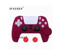 Coque de protection antidérapante Cosmic Red pour manette PlayStation 5 PS5, étui en silicone, poignée