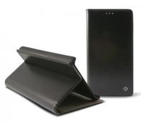 Etui Folio Noir Pour Mobile Samsung Alpha Stand...