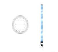 Coque de protection avec cordon pour Tamagotchi Paradise, coque rigide en polycarbonate rigide avec ajustement sûr, protection anti-rayures pour voyage et utilisation en extérieur (transparent)