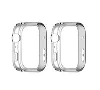 Coque de protection avec strass brillants Argenté | Améliore le style, coque solide avec installation facile pour Smartwatch Fit 5, Guard