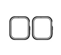 Coque de protection avec strass brillants - Noir | Améliore le style, coque solide avec installation facile pour Smartwatch Fit 5, Guard