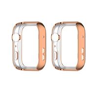Coque de protection avec strass brillants - Or rose | Améliore le style, coque solide avec installation facile pour Smartwatch Fit 5, Guard