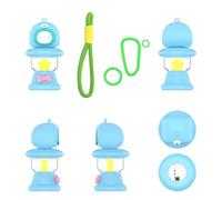 Coque de protection avec veilleuse de dessin animé compatible avec Apple AirTag - Joli porte-clés anti-perte avec lumière LED douce, coque antichoc et anti-poussière (joint)