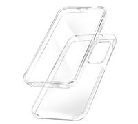 Avizar Coque intégrale Galaxy A25 5G – Arrière rigide, avant souple – Transparent