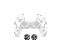 Coque de protection blanche pour manette PS5 (2 pièces)