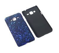 Coque De Protection Bumper Étui Pour Samsung Galaxy J3 3D Étoiles Bleu