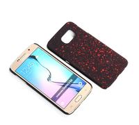 Coque De Protection Case Bumper Pour Samsung Galaxy S6 3D Étoiles Rouge Neuf