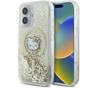 Coque de protection CG MOBILE Hello Kitty HKHMP16SLGDIH pour iPhone 16 6,1 Blanc/doré