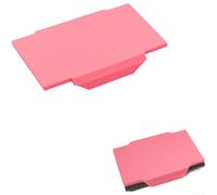 Coque de protection colorée à clipser pour jeu et montre, coque rigide portable légère et résistante aux rayures (rose)