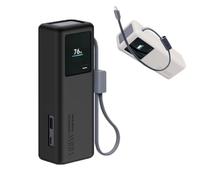 Coque de protection compatible avec batterie externe Xiaomi 20 000 mAh 165 W, coque antichoc de 1,5 mm d'épaisseur avec cordon, peau lavable pour chargeur portable, accessoire quotidien de voyage
