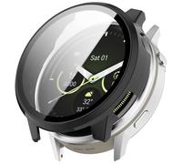 Coque de protection compatible avec Garmin Venu 4 (45mm) PC + Film trempé intégré - Noir