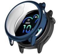 Coque de protection compatible avec Garmin Vivoactive 6 - Film de protection d'écran flexible en TPU - Anti-rayures - Pour montre intelligente Garmin Vivoactive 6 (bleu)