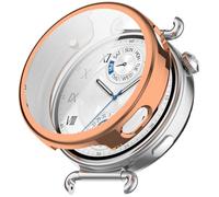 Coque de protection compatible avec Huawei Watch GT 6 41 mm Film de protection d'écran flexible en TPU résistant aux rayures pour Huawei Watch GT 6 41 mm (or rose)