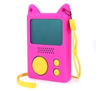 Coque de Protection Compatible avec Lunii FLAM Baladeur d'Histoires Audio Interactives, en Silicone, Résistant aux Chocs (Rose)