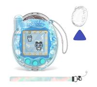 Coque de protection compatible avec Tamagotchi Connection, coque rigide en PC robuste, résistante aux chocs et aux rayures. Ensemble complet avec coque, chaîne, outil à levier et bandoulière pour une
