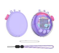 Coque de protection compatible avec Tamagotchi Paradise - 360° antichoc et étanche avec cordon - Coque en polycarbonate durable pour jouet électronique pour animaux de compagnie (violet)