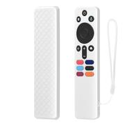 Coque de protection compatible avec télécommande Xiaomi XMRM-N5, manchon antichoc antidérapant, coque intégrale pour box TV domestique (blanc)