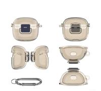 Coque de protection complète en TPU pour JBL Tune pour Flex 2 Caractéristiques anti-collision (gris transparent)