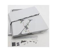 Coque de protection complète pour console PS4 CUH-1206/1209/12XX, blanche, noire et blanche, haut et