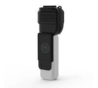Coque de protection complète pour DJI Pocket 4 - Coque rigide translucide ultra légère avec affichage de la batterie - Anti-rayures et anti-poussière - Avec protecteur d'écran