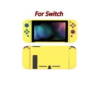 Coque de protection couleur bonbon jaune pour manette Nintendo Switch, compatible avec les manettes