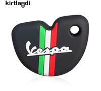 Coque De Protection De Clé En Silicone,Étui Pour Vespa Gts300 Gts 946 Spring Lx150 Enico 50cc Piaggio 125 150 Fly Ra1 3vte 200 40 Euros Plus Xevo - Type Black(Rainbow)
