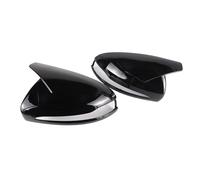Coque De Protection De Rétroviseur Noir Carbone pour Classe C pour GLC S Classe E W205 X253 W222 LHD Couvercle Phare Voiture(Black-2)