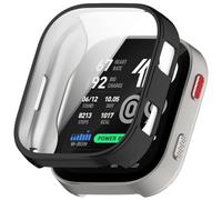 Coque de protection d'écran compatible avec Amazfit Bip Max, HD transparente, coque de protection complète pour Amazfit Bip Max, noir