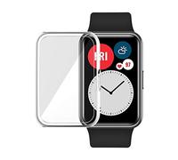 Coque de protection d'écran en TPU à couverture complète anti-rayures, haute sensibilité, compatible avec Huawei Watch Fit, coque de protection d'écran transparente en TPU