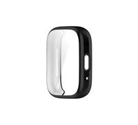 Coque de protection d'écran en TPU pour Redmi Watch3 Active, coque de protection intégrale compatible avec Xiaomi Redmi Watch3 Active, noire