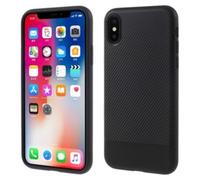 Coque de protection effet carbone pour iPhone X Macway